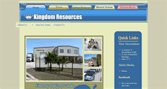 Desktop Screenshot of kingdomresources.us